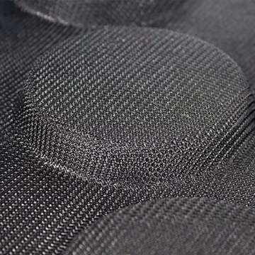 KBTBAK Black Perforated Silicone Hamburger Bun Pan, Non-Stick Baking Pan for Making Buns