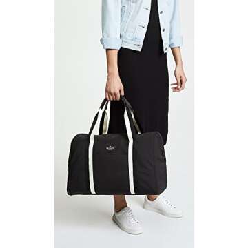 Kate Spade New York Women's Large Lane Duffel Bag, Black, One Size