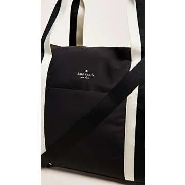 Kate Spade New York Women's Large Lane Duffel Bag, Black, One Size