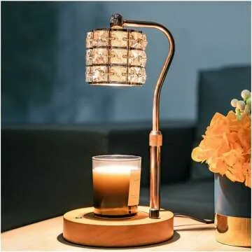 WOLDFY Candle Warmer Lamp with Timer & Bulbs