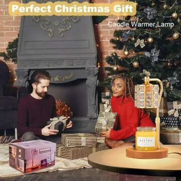 WOLDFY Candle Warmer Lamp with Timer & Bulbs