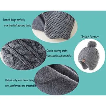 Moon Kitty Toddler Beanies for Boys and Girls