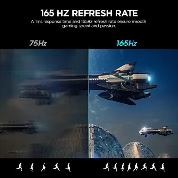 KOORUI 24 Inch Curved 165Hz Gaming Monitor FHD