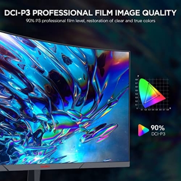 KOORUI 24 Inch Curved 165Hz Gaming Monitor FHD