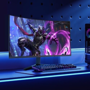 KOORUI 24 Inch Curved 165Hz Gaming Monitor FHD