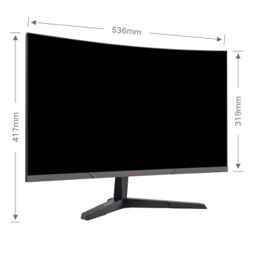 KOORUI 24 Inch Curved 165Hz Gaming Monitor FHD