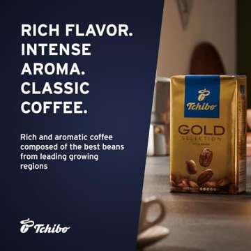 Tchibo Gold Selection Ground Coffee 8.8oz/250g each (Pack of 2)