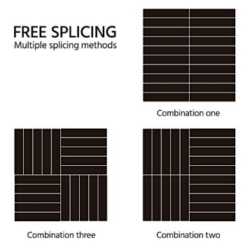 Yaheetech Interlocking Wooden Patio Deck Tiles