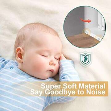 Cabinet Door Bumpers 200 Pack Self Adhesive Clear Pads