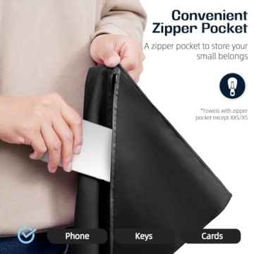 BAGAIL Microfiber Travel Towel Quick Dry Compact Lightweight