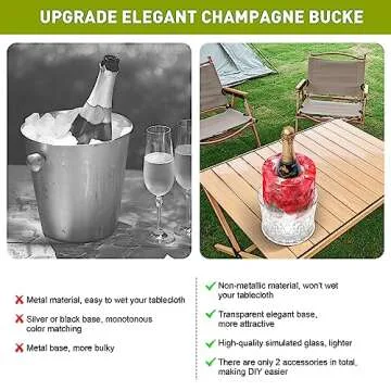 Stylish Ice Bucket Mold for Personalized Drink Chilling