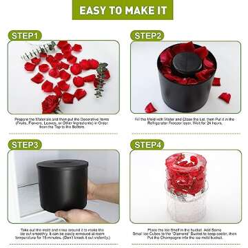 Stylish Ice Bucket Mold for Personalized Drink Chilling