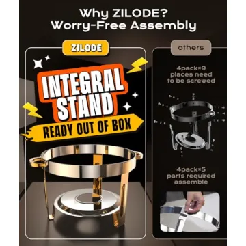 Elegant Stainless Steel Chafing Dishes Set for Buffets