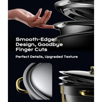 Elegant Stainless Steel Chafing Dishes Set for Buffets