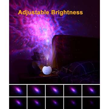 Lyridz Galaxy Projector with Bluetooth Speaker for All Ages