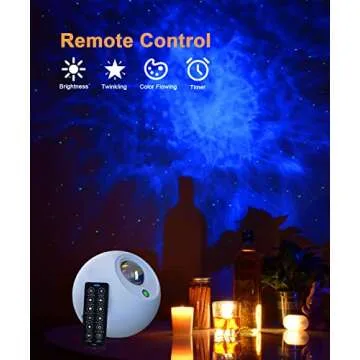 Lyridz Galaxy Projector with Bluetooth Speaker for All Ages