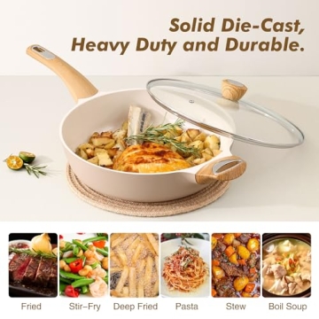 Sensarte Ceramic Nonstick Frying Pan Skillet 10.5 Inch