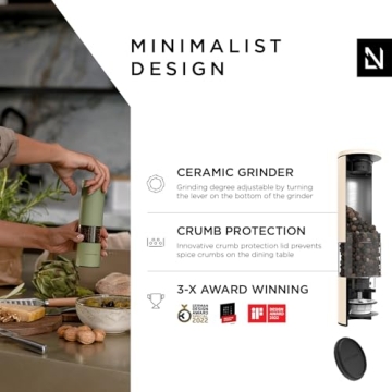 LARS NYSØM Salt & Pepper Grinder Set for Modern Kitchens