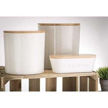 Tablecraft Butter Dish with Lid, 7.75 x 3.25 x 2.5, Melamine