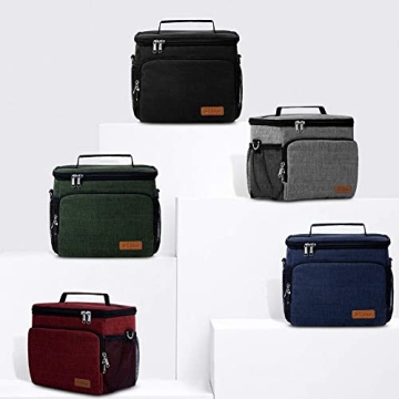 Tiblue Insulated Lunch Bag - Leakproof & Spacious Cooler Bag