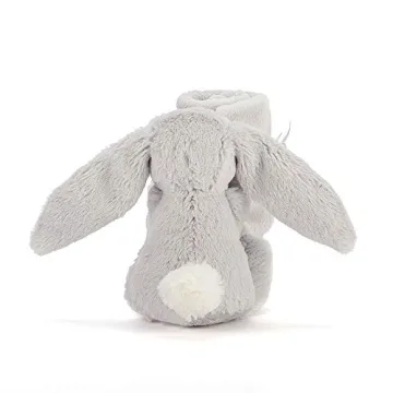 Jellycat Bashful Grey Bunny Soother for Babies