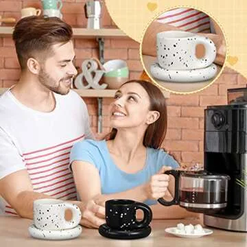 Chubby Funny Coffee Mugs Set for Home & Office