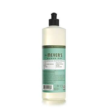 Mrs. Meyer’s Liquid Dish Soap, Basil Scent, Eco-Friendly