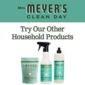 Mrs. Meyer’s Liquid Dish Soap, Basil Scent, Eco-Friendly
