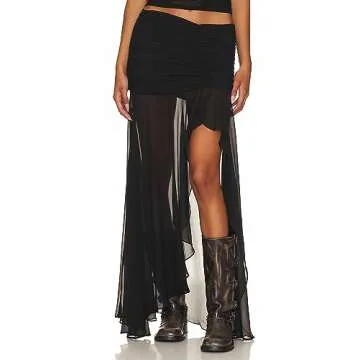 MissHeel Square Toe Wide Calf Knee High Cowboy Boots for Women Distressed Black Motorcycle Boots Low Heel Riding Boots Harness Size US 10