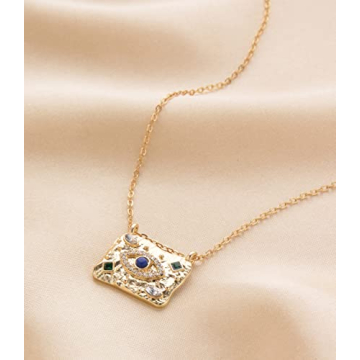 DAZLIME Heart Choker Necklace for Women and Teens