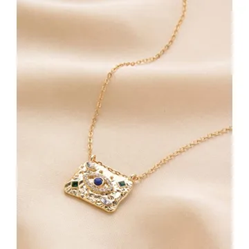 DAZLIME Heart Choker Necklace for Women and Teens