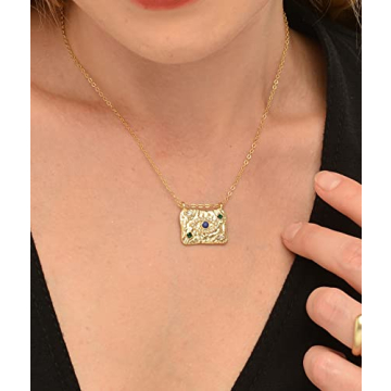 DAZLIME Heart Choker Necklace for Women and Teens