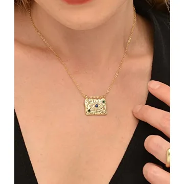 DAZLIME Heart Choker Necklace for Women and Teens