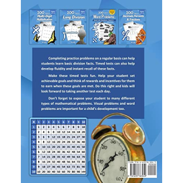 100 Days of Timed Division Tests for Grades 3-5