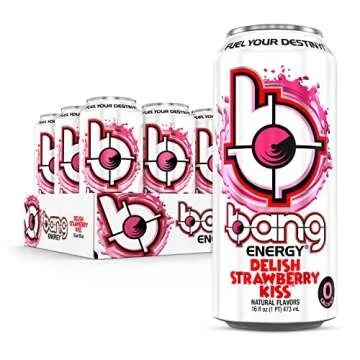 Bang Energy Delish Strawberry Kiss - Sugar-Free, Gluten-Free Energy Drink