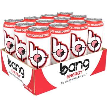 Bang Energy Delish Strawberry Kiss – Sugar-Free Energy Drink