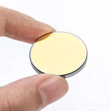 Cloudray Laser Mirror Si Reflective Lens Gold Plated Mirror 20mm for CO2 Laser Engraving Cutting Mac...
