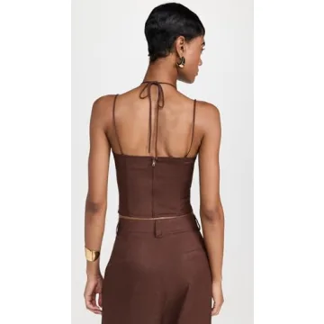 Lioness Del Gato Corset - Chocolate Brown Stylish Look