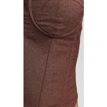 Lioness Del Gato Corset - Chocolate Brown Stylish Look