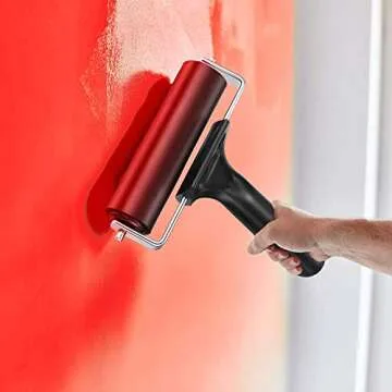 sansheng 2 Pack Brayer Roller 4 and 2.2 Inch for Printmaking