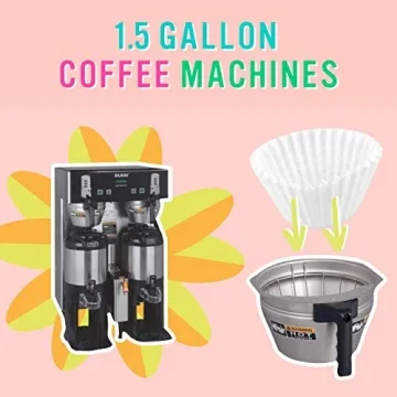 Katy's Extra Large Coffee Filters for Bunn Machines - Premium Quality