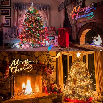 Shinymolly Color Changing Christmas Lights for Indoor Outdoor