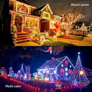 Shinymolly Color Changing Christmas Lights for Indoor Outdoor