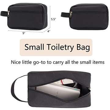 MINKARS Weekender Bag with Shoe Compartment Travel Tote Overnight Bag, Black Personal Item - 17 Inch