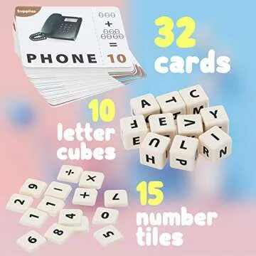 OleOletOy Alphabet Letters Flash Cards Learning Toy, Matching & Spelling Game, Sight Words Flash Cards Kindergarten Montessori Toys, Fun Reading Games for Kids, Toddlers, Boys or Girls