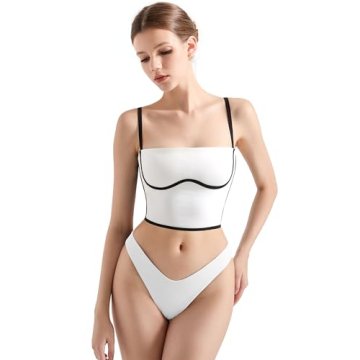SUUKSESS Women Square Neck Longline Sports Bra - White