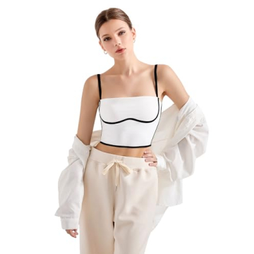 SUUKSESS Women Square Neck Longline Sports Bra - White