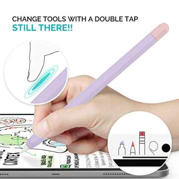 AHASTYLE Duotone Apple Pencil Case - Ultra Thin & Stylish