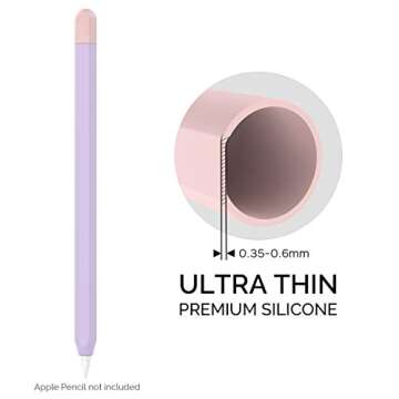 AHASTYLE Duotone Apple Pencil Case - Ultra Thin & Stylish