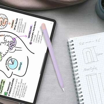 AHASTYLE Duotone Apple Pencil Case - Ultra Thin & Stylish